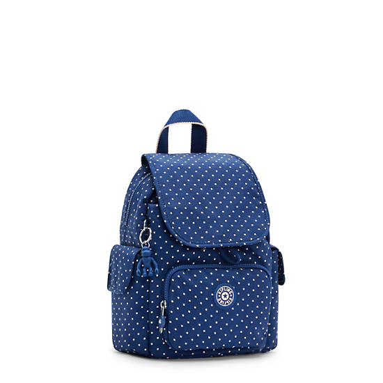 Mochilas Kipling City Pack Mini Printed Backpack Azules | MX 2022RV